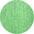 thumbnail image 1 of Ahgly Company Indoor Round Abstract Emerald Green Contemporary Area Rugs, 4' Round, 1 of 4