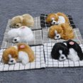 thumbnail image 1 of Flmtop Realistic Sleeping Dog Plush Doll Sound Mat Home Car Cashboard Decoration Gift, 1 of 10