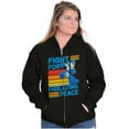 thumbnail image 4 of Mega Man 90s Gamer Anime Character Unisex Plus Size Zip Hoodie Brisco Brands 4X, 4 of 6