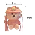 thumbnail image 3 of Linda Botella De Agua De 1000 Ml Con Forma De Oso De Paja Para Niñas De Viaje De Oficina Rosa+Linda Botella De Agua De 1000 Ml Con Forma De Oso De Paja Para Niñas De Viaje De Oficina Púrpura Macarena none, 3 of 4