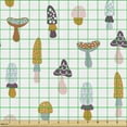 thumbnail image 2 of Ambesonne Mushroom Fabric by the Yard Upholstery, Autumn Season Art Pattern, 1 Yard, Multicolor, 2 of 5