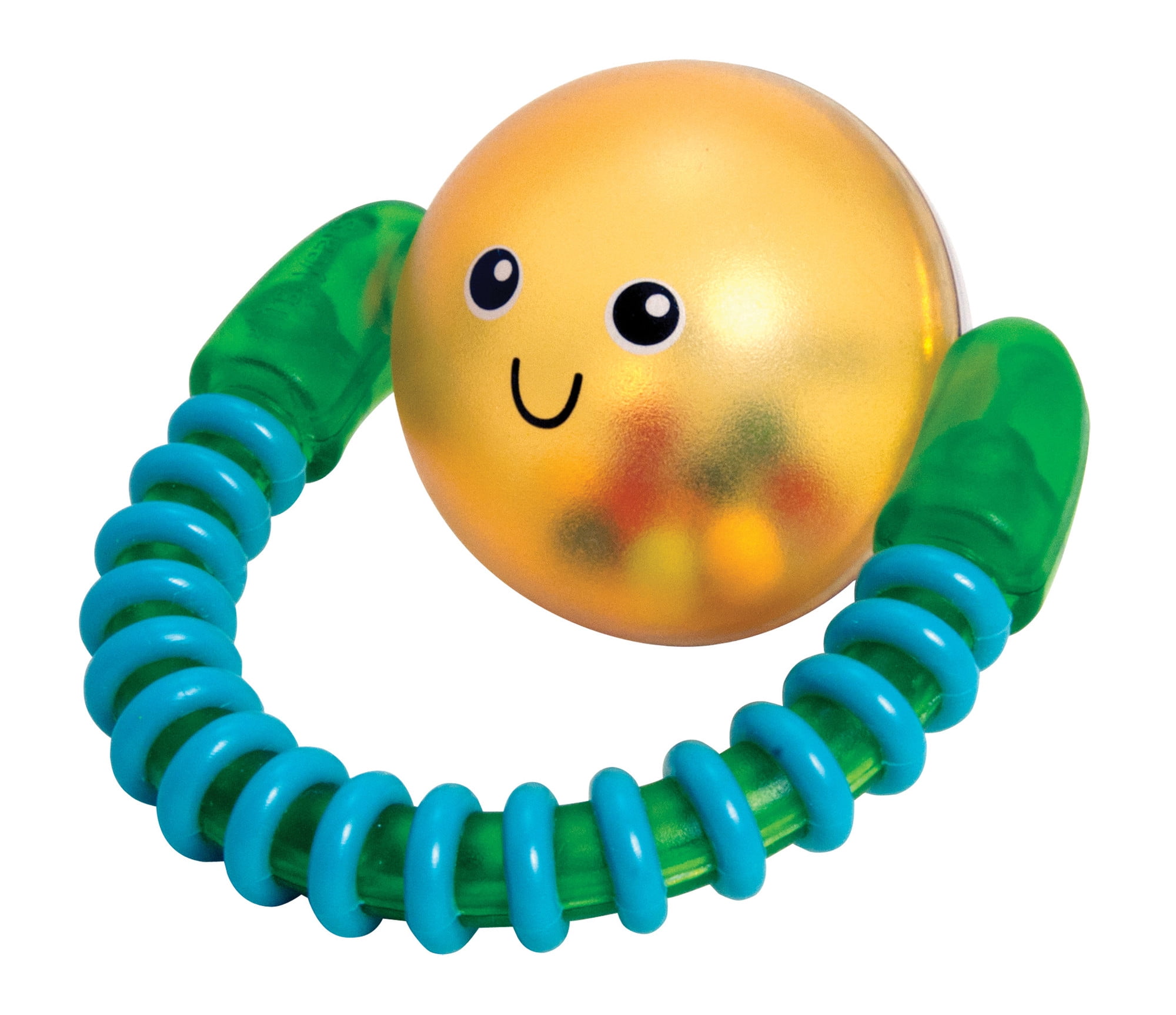 Kids II Bright Starts Grab and Spin Rattle Toy Colors May Vary 