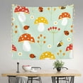 thumbnail image 2 of Sikiie Mushroom Bee tapestry wall hanging home decor for bedrooms, living rooms, dorms 60x51in, 2 of 6
