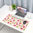 thumbnail image 5 of Bingfone Hand Drawn Strawberry Large Gaming Mouse Pad,Extended Desk Mousepad with Stitched Edges,Non-Slip Base,Water Resist Keyboard Pad for Gamer, Office & Home, 29.5 x 16 in, 5 of 6
