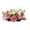 Pink, variant on Headstone Saddle Artificial Cemetery Flower Saddle For Graves White Memorial Headstone Decoration Tombstone Floral Arrangement All Weather Uv Resistant Sympathy Remembrance Grave Tribute Decor