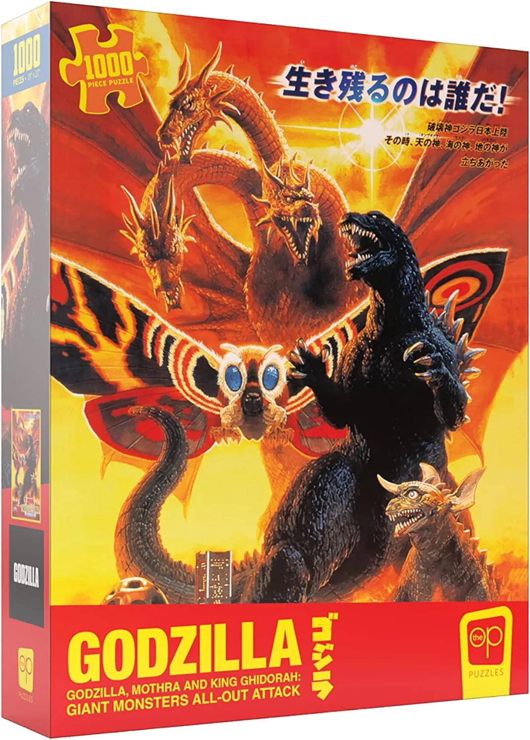 Officially Licensed Godzilla 1000 Piece Jigsaw Puzzle, Dr