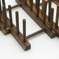 thumbnail image 5 of Bamboo Wooden Dish Rack, Plate Rack Stand Pot Lid Holder, Kitchen Cabinet Organizer for Cup, Cutting Board, Bowl, Drying Rack and More, 5 of 6