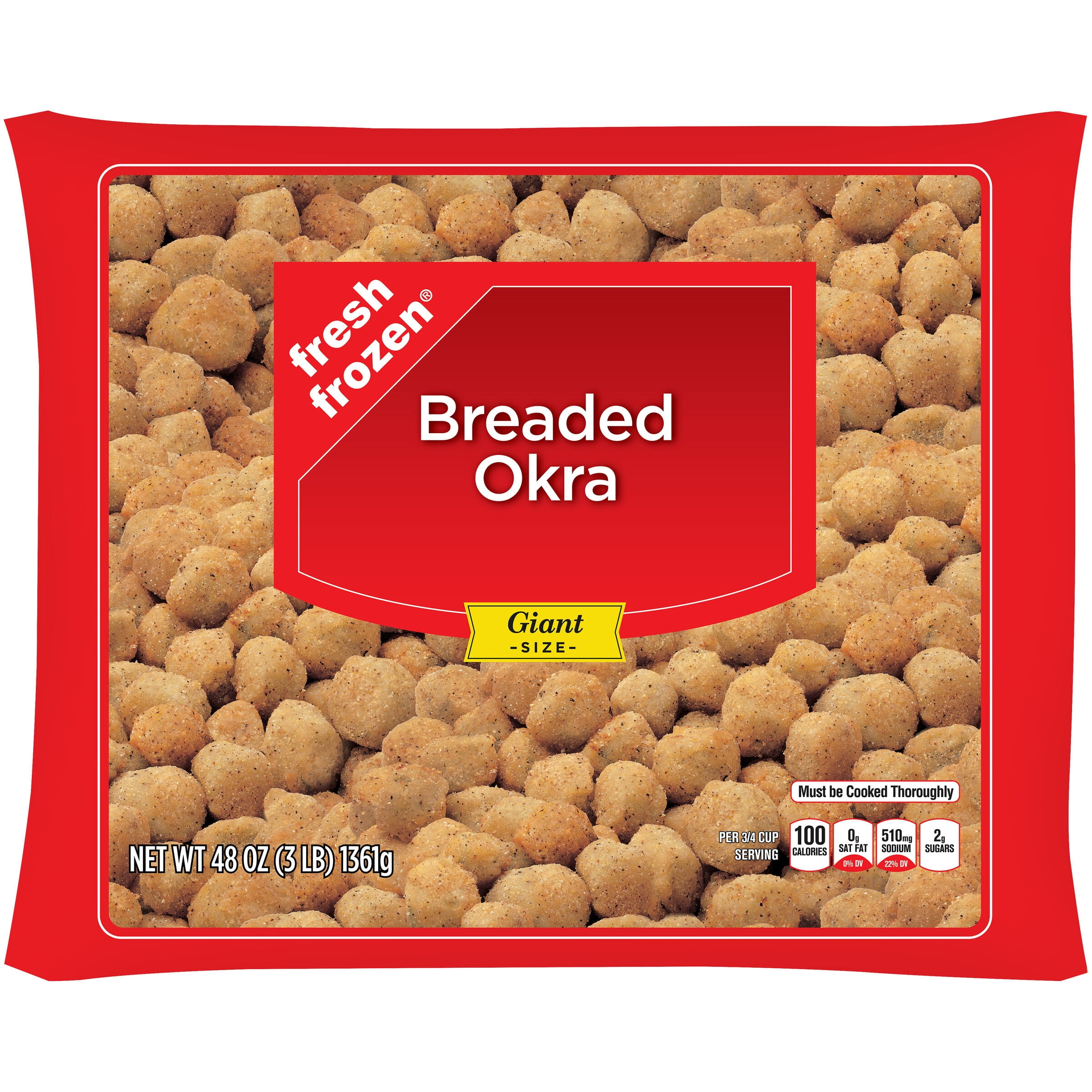 Fresh Frozen® Breaded Okra 48 oz. Bag - Walmart.com ...