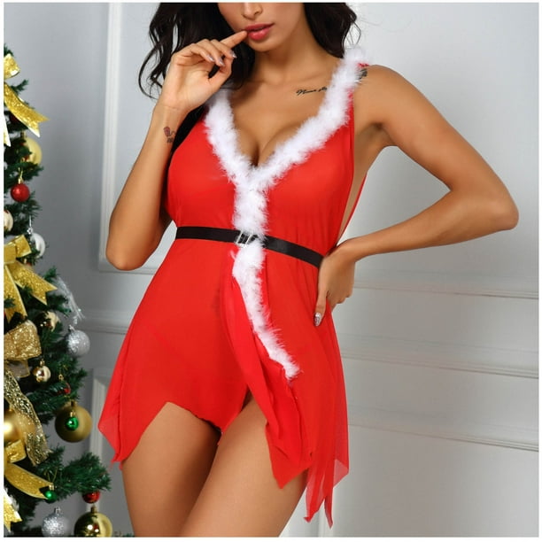 Sexy christmas nightwear hotsell
