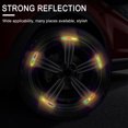 thumbnail image 5 of 40pcs Reflective Wheel Rim Stickers for Cars and Trucks - Night Safety Decorative Strips, 5 of 6