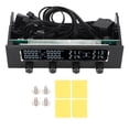 thumbnail image 1 of Controlador de ventilador de PC, pantalla LCD de velocidad ajustable, controlador de temperatura con tornillos, pegatinas para refrigeración de CPU gráfica, 1 of 8