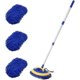 thumbnail image 1 of 2-in-1 Car Wash Mop Mitt 45" Long Handle Chenille Microfiber Car Wash Dust Brush Extension Pole Flexible Rotation Scratch Free Cleaning Tool Dust Coll, 1 of 4