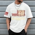 thumbnail image 2 of Yindaity Mens Usa T Shirt Red White Blue USA Flag Fighter Jets 4th of July T-Shirt(White,S), 2 of 5