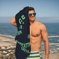 thumbnail image 3 of Romantic Silhouette Beach Towel - Dark Background with Floral Roses Perfect for Pool Travel and Bath Use - Grandeur Design, 3 of 6