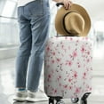 thumbnail image 2 of Pioneer Flower Floral Print Pattern Luggage Cover Fashion Suitcase Cover Baggage Covers Fit 25-28 Inch Luggage (Go Travel), 2 of 5