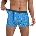thumbnail image 2 of Kdxio Men's Boxer Briefs with Colorful Snake Print - Comfortable and Breathable Underwear for Everyday Wear, 2 of 7