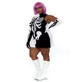 thumbnail image 6 of Women's Plus Size Parti-Skeleton Costume, 6 of 8