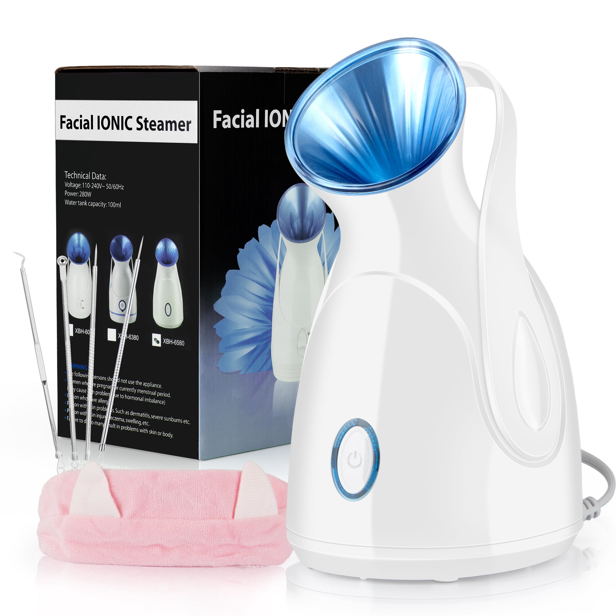 BN-LINK Portable Nano Facial Steamer, Warm Mist Skin Hydration