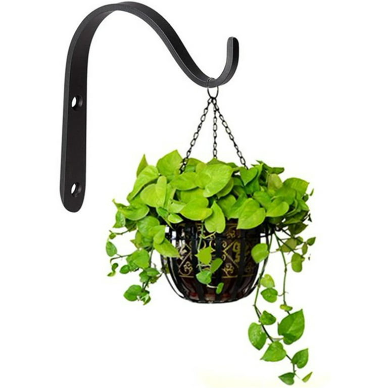 1pc Wooden Hanging Hooks Indoor Garden Plant Hanger Pots Basket Hooks  Outdoor Wind Chime Holder Hook