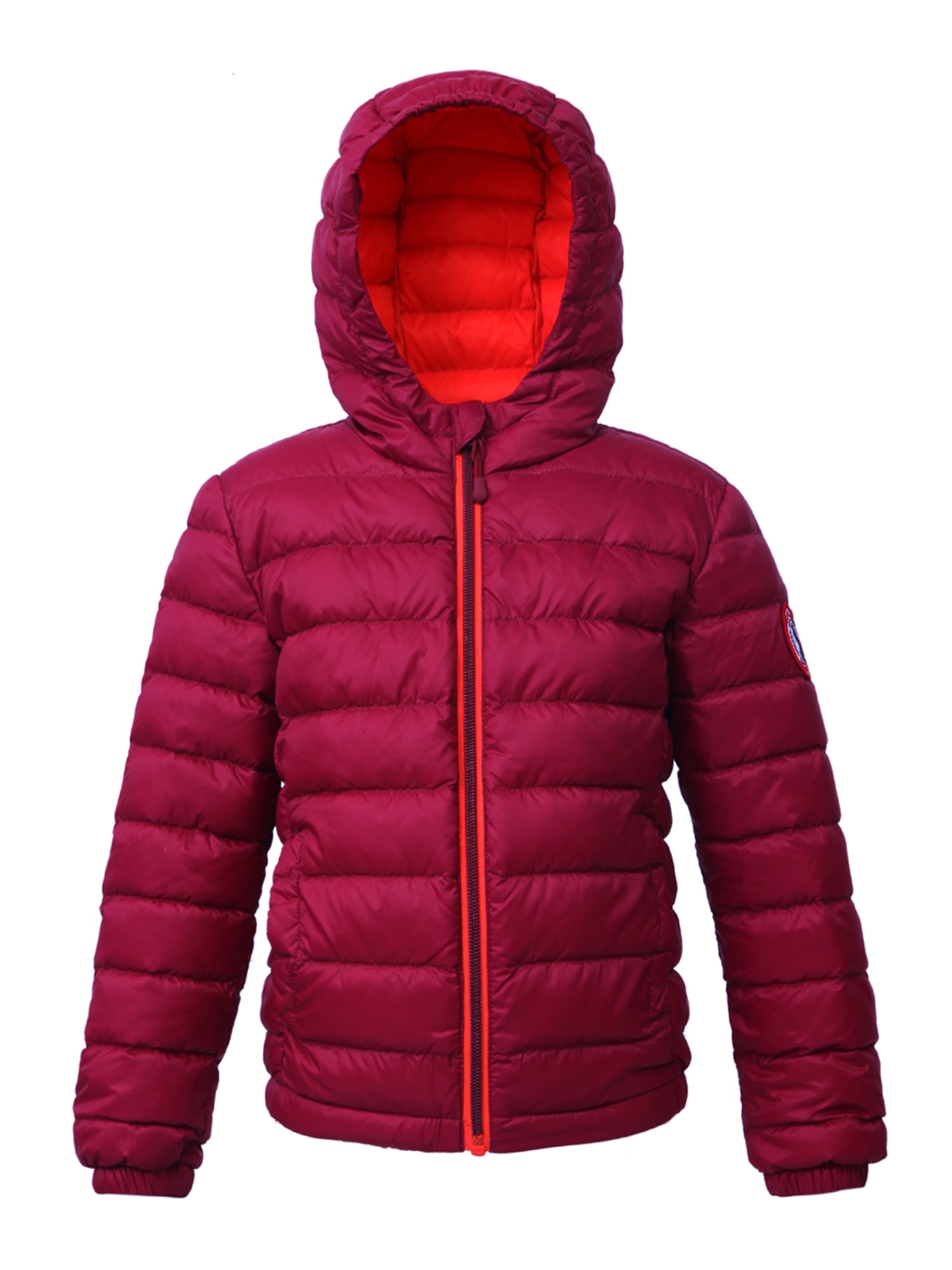 Winter Down Coats for Kids with Bear Hoods Daisy Flower Light Puffer Padded Jacket for Baby Boy Girls Lightweight Outerwear