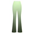 thumbnail image 3 of High Waist Bootcut Yoga Pants For Women Gradient Color Flare Leggings Stretch Pull On Workout Flowy Wide Leg Pants, 3 of 4