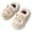 White, variant on SUYIDA Womens Home Slippers - Cozy Slippers For Indoor Outdoor Soft Comfortable Warm Winter Slide On Flat With Sole All Day Wear