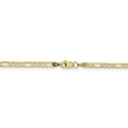 thumbnail image 4 of 10K Yellow Gold 3.0mm Concave Figaro Chain 22 Inch, 4 of 5