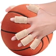 thumbnail image 4 of 10 Pcs Protecteur de Doigt Élastique Confortable pour Baseball Badminton Cyclisme Gris, 4 of 8