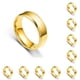 thumbnail image 2 of Guardurnaity Anillo de banda Unisex, estética nupcial, mujer, hombre, esposa, marido, joyería de mano, vacaciones, regalos diarios, accesorios, tamaño Type2 NO2 Guardurnaity CBP222539, 2 of 6