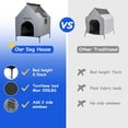 thumbnail image 3 of Dog House Nidouillet, exterior e interior, resistente a la intemperie para perros grandes, 3 of 7
