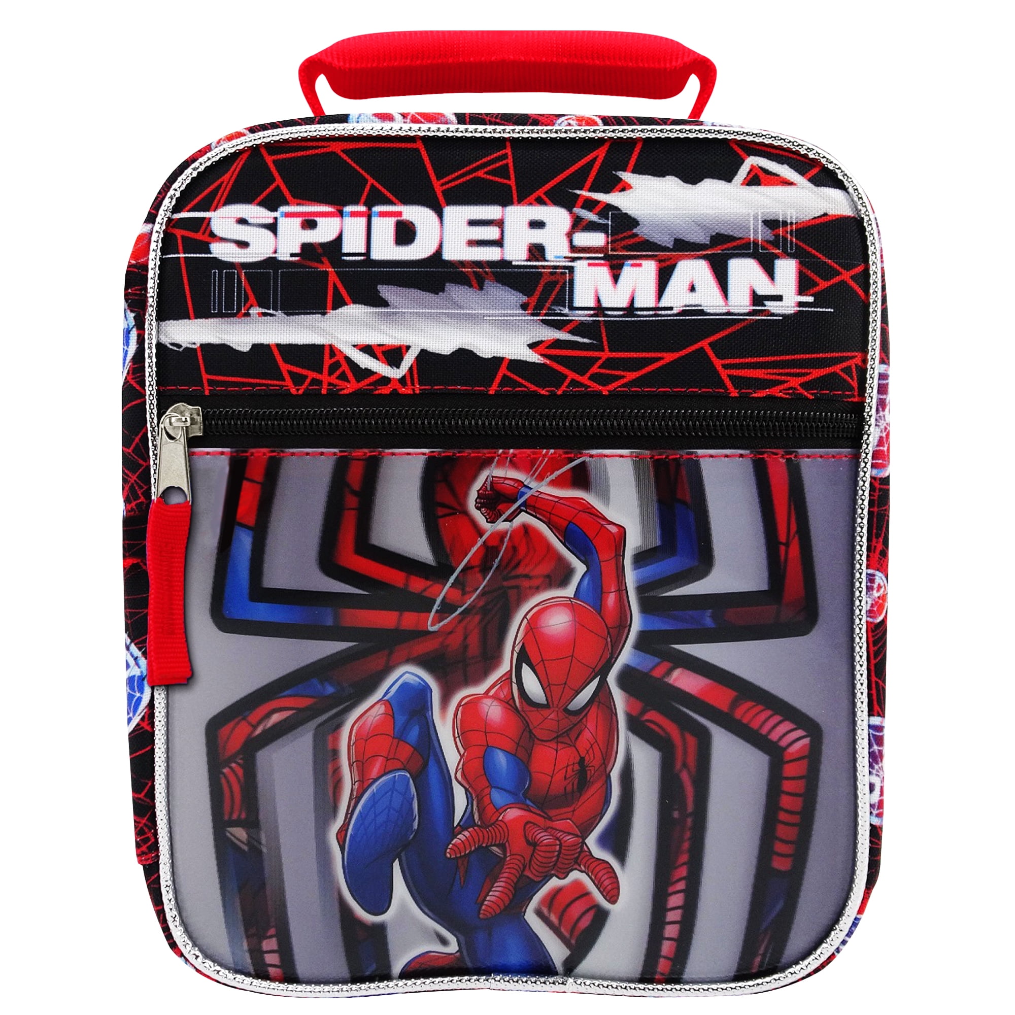Marvel Kid's Spiderman Insulated Reusable Lunch Bag for Boys - Walmart.com