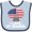 Blue and Navy, variant on Inktastic I Love My Grandpa Military Grandson Boys or Girls Baby Bib