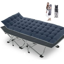 Lilypelle Cot for Adult 75 inch Folding Camping Cot Portable Fold Up Cot Bed for Home/Office Sleeping