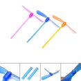 thumbnail image 3 of Led Flash Plastic Bamboo Dragonfly Propeller Kids Outdoor Hand Push Gifts Toy, 3 of 5