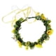 thumbnail image 1 of corona corona,accesorios para el cabello de corona de flores florales,diadema novia tocado headwear fiesta guirnalda,Tocado de guirnalda de corona de flor de hoja hecho a mano,Guirnalda de pelo, 1 of 8