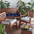 thumbnail image 2 of Sunbrella 20 x 20 in. Outdoor Tufted Dining Seat Cushion (2-Pack), Canvas Granite, 2 of 7