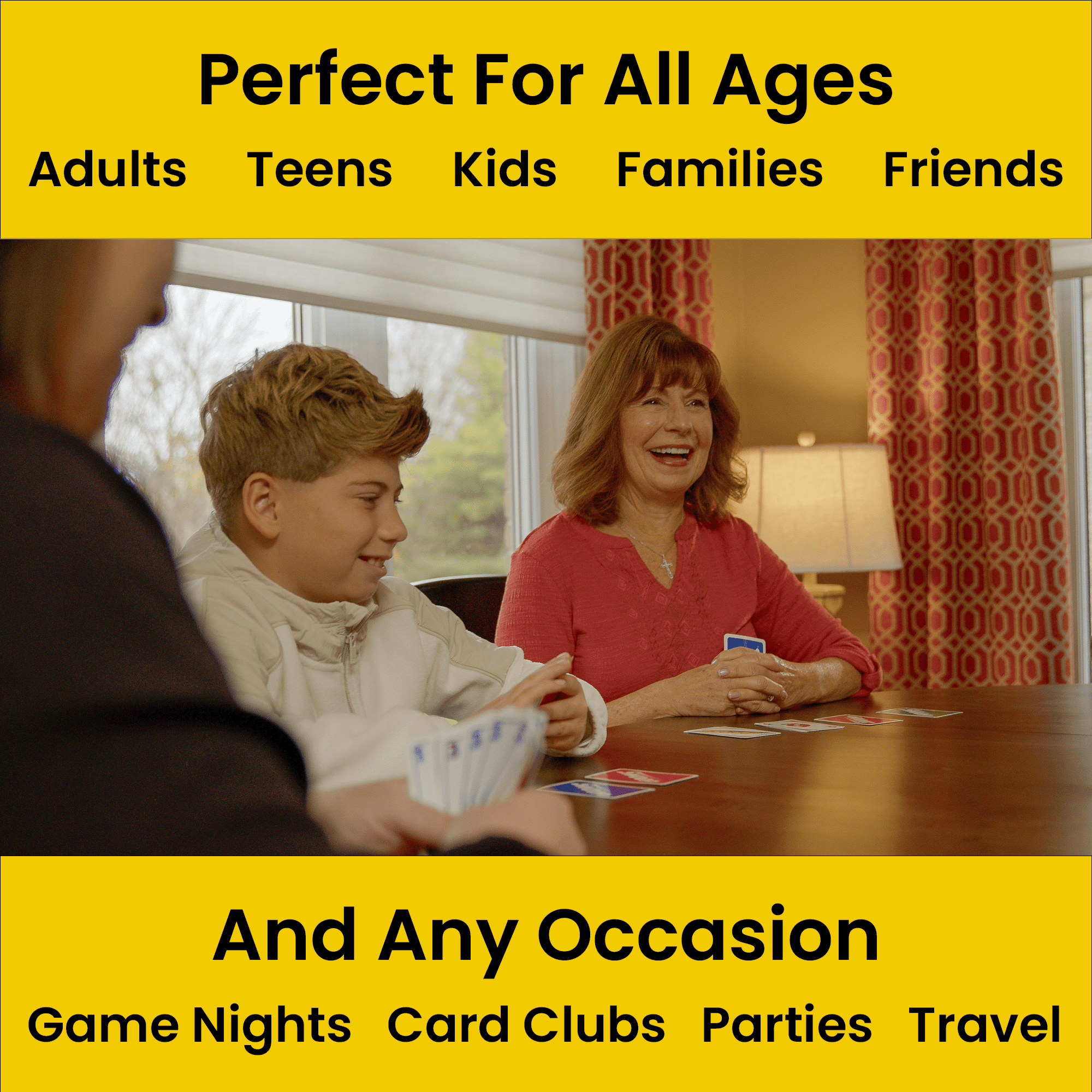 SWOOP Card Game | Fun for Adults, Teens and Kids | Best for Game Nights and Family Gatherings | Easy to Learn | 3-8 Players | Ages 7+