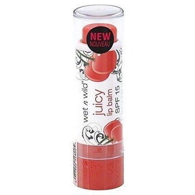 Wet n Wild Juicy Lip Balm SPF 15, Cherry [280C], 3 pack