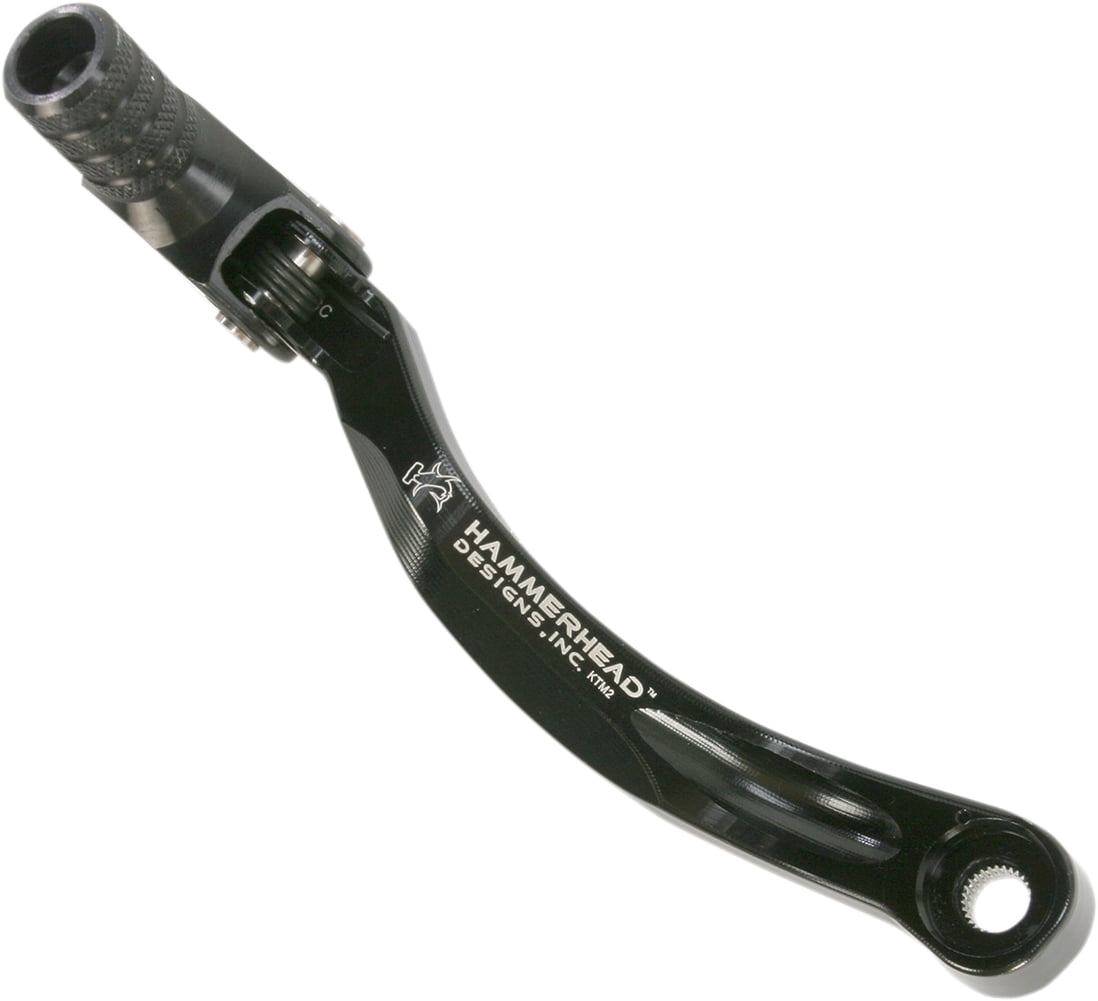 Hammerhead Designs Shifter Lever Kit with Knurled Shifter Tip Black