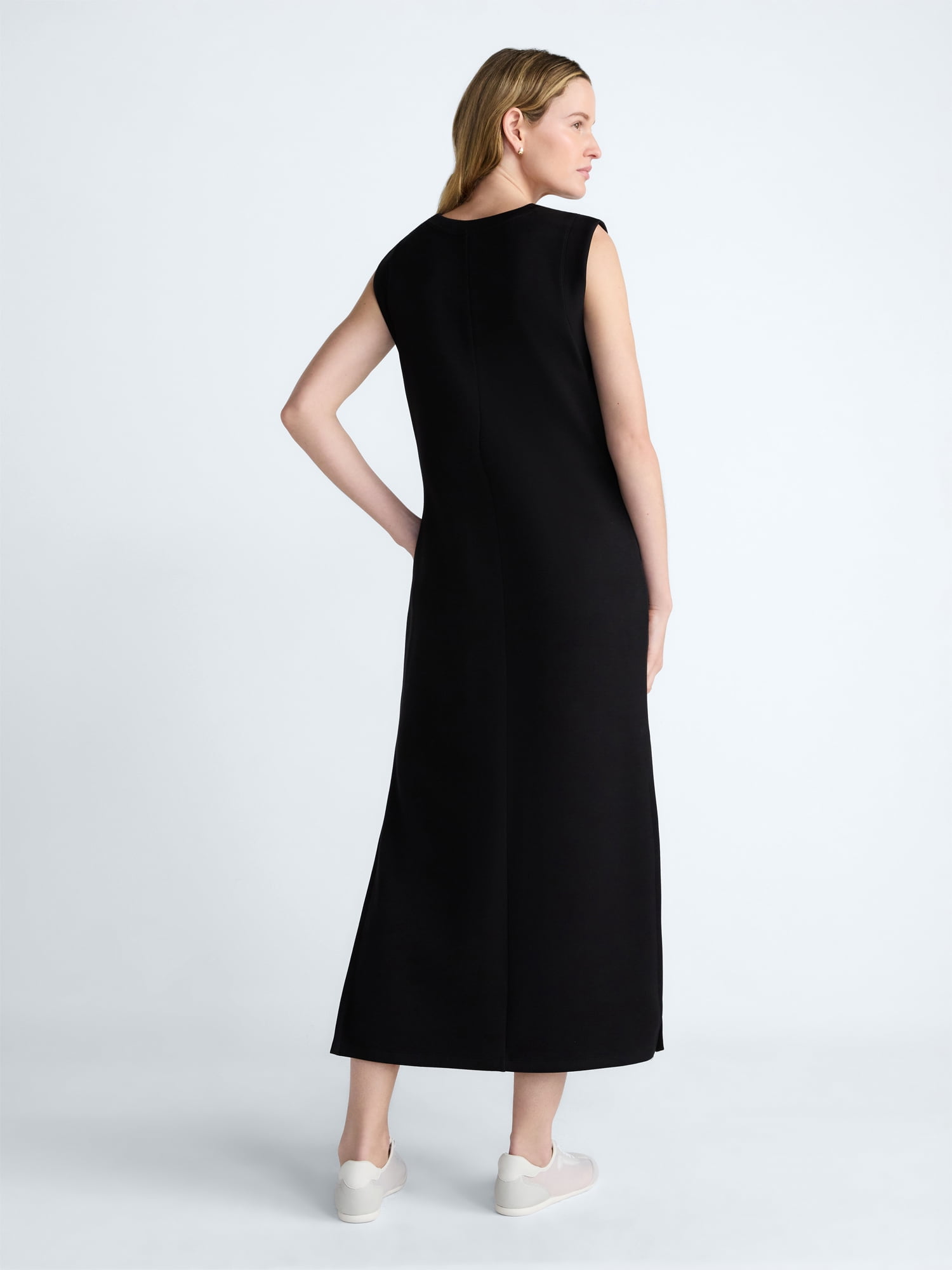 Scoop Women's and Women's Plus Scubaknit Sleeveless Maxi Dress, Sizes XS-4X