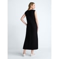 thumbnail image 2 of Scoop Women's and Women's Plus Scubaknit Sleeveless Maxi Dress, Sizes XS-4X, 2 of 4