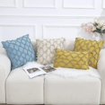 thumbnail image 5 of Fundas de Almohada Decorativas YONGSHENG Beige 18.0 x 18.0 in Paquete de 2 100% Algodón, 5 of 5