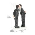 thumbnail image 2 of RENACLIPY Resin Wedding Couple Cake Picks Figurines - Day Cake Toppers and Party Decorations, 2 of 8