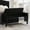 Black, variant on Storage Ottoman Bench, End of Bed Bench Bedroom Bench with Armrest, Built-in Nails Trim, Storage Bench for Bedroom in Velvet, Ottoman Bench for Living Room, Entryway, Dining Room, Hallway, Black