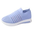 thumbnail image 5 of Mepaouo Womens Slip on Walking Shoes Breathable Sock Flats Mesh Casual Fashion Tennis Running Sneakers, 5 of 6