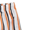 thumbnail image 4 of Mens Casual Shorts Elastic Waist Drawstring Loose Fit Summer Beach Vacation Shorts with Pockets Orange Red XL, 4 of 6