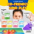 thumbnail image 5 of JJ CARE Colored Sand, 16.5 lbs. [15 Bottles] Craft Sand Art Kit for Kids 3 Years Above, Non-Toxic Color Sand Art Bulk, UV Stable Colorful Sand for Crafts, Wedding & Decorations, Kids Art Sand, 5 of 8