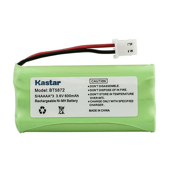 Kastar 1-Pack Ni-MH Battery, AAAA 3.6V 600mAh, Replacement for VTech 89-1333-00-00 89-1333-01-00 8913330000 8913330100 BT5632 BT5872 LS5101 / 5101 LS5105 / 5105 LS5145 / 5145 LS5146 / 5146 CPH-517J