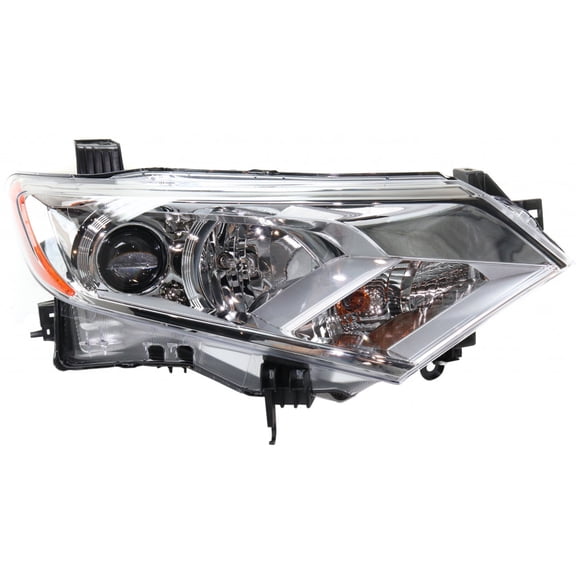 KarParts360 For Nissan Quest Headlight Assembly 2011 Passenger Side w/ Bulbs CAPA Certified NI2503199