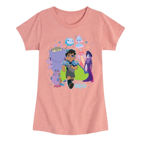 Elio - Elio Collage - Youth Girls Fitted Short Sleeve T-Shirt